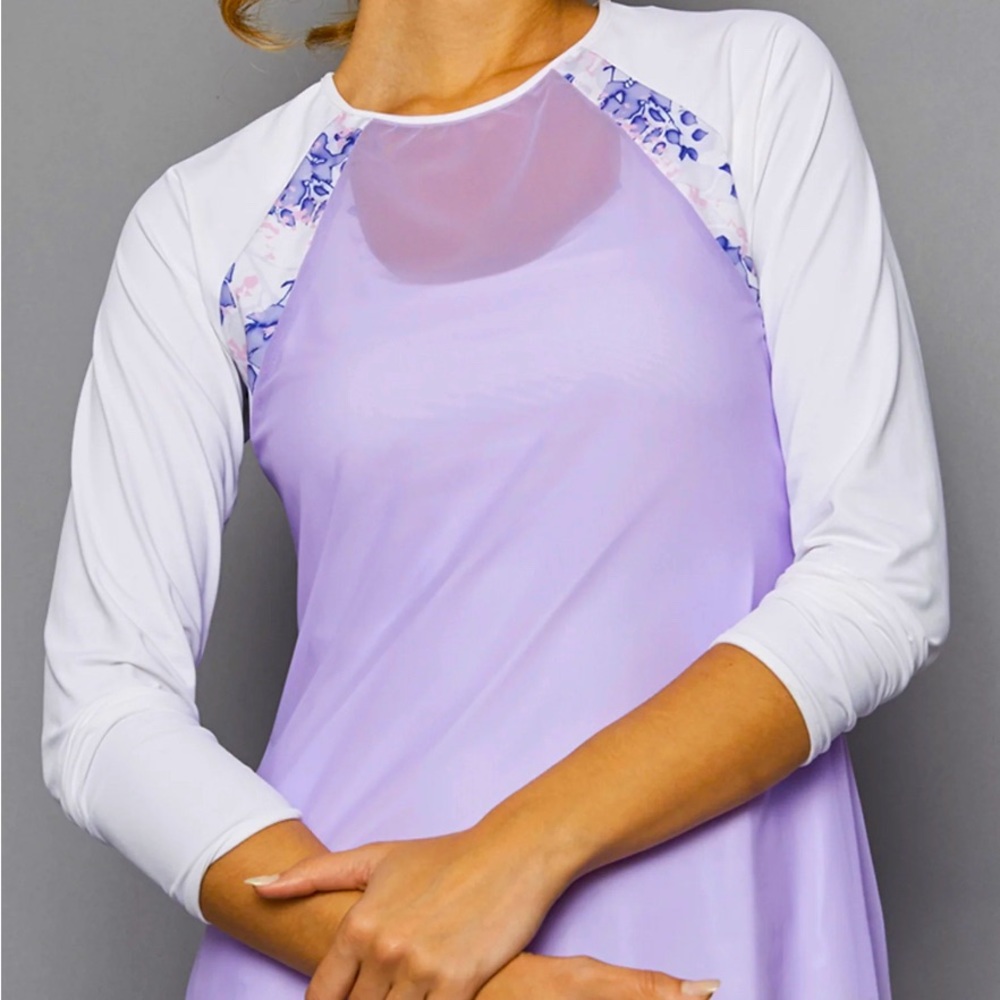 Denise Cronwall serenity sheer-body top